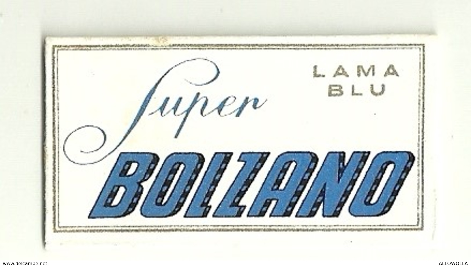 6329 " SUPER BOLZANO-LAMA BLU "-CONFEZIONE CON 1 LAMETTA - Hojas De Afeitar