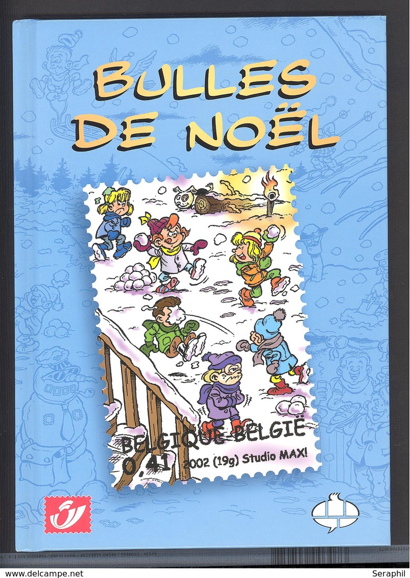 Bulles De Noël -  Stam & Pilou - Noël & Nouvel An - Timbre N° 3101/10 - BL 98 - 2002 - FR - Philabédés (cómics)