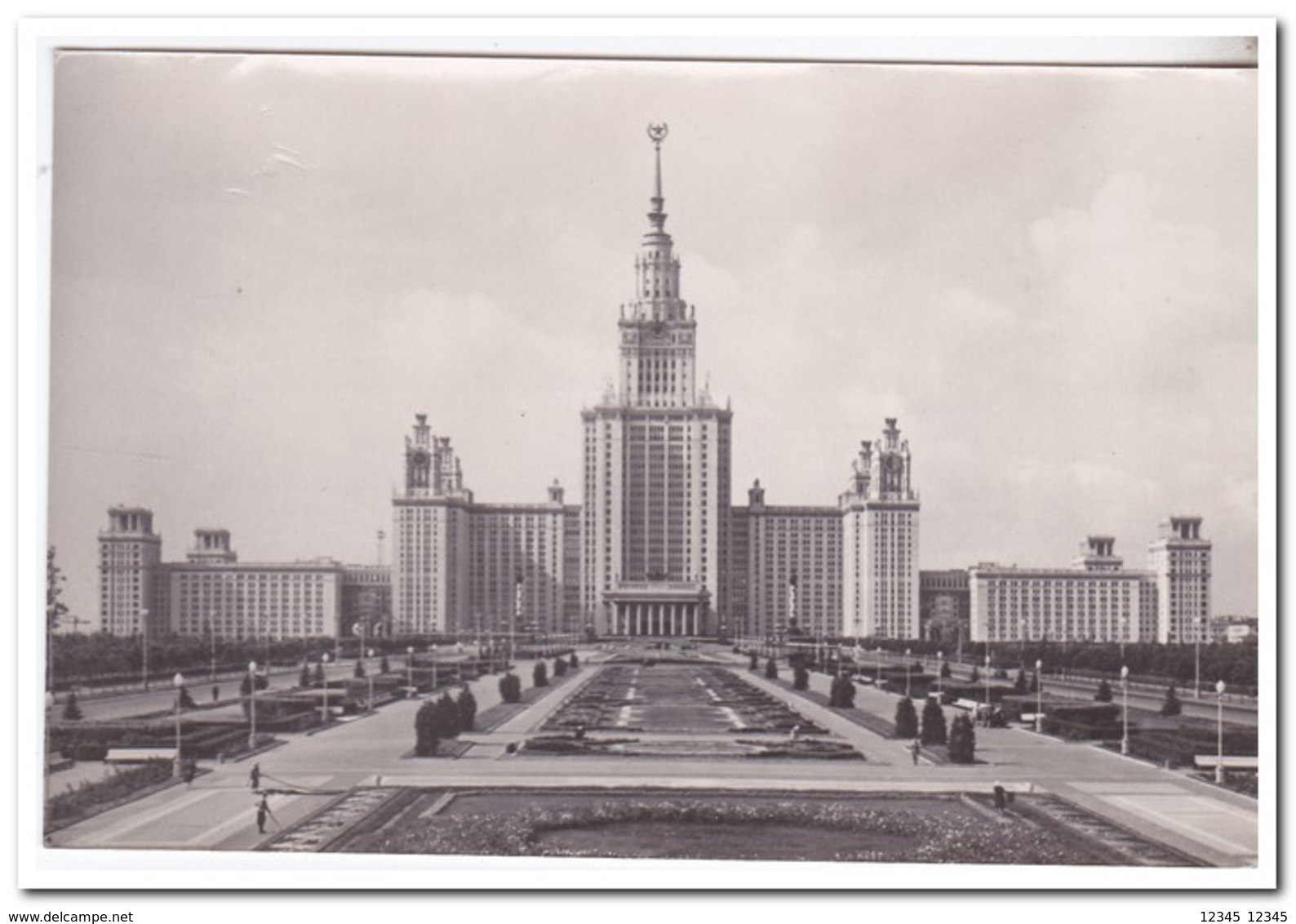 Moscow, Building Of The Moskow State M.V. Lomonosov University On Lenin Hills - Rusland