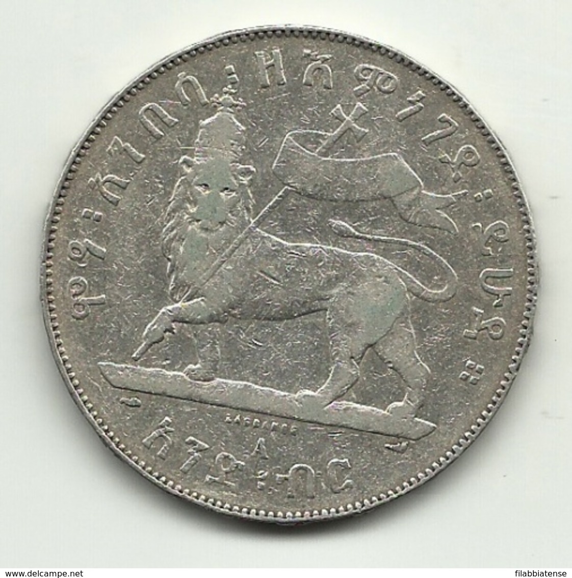 1889 - Etiopia 1 Birr     M         ---- - Ethiopië