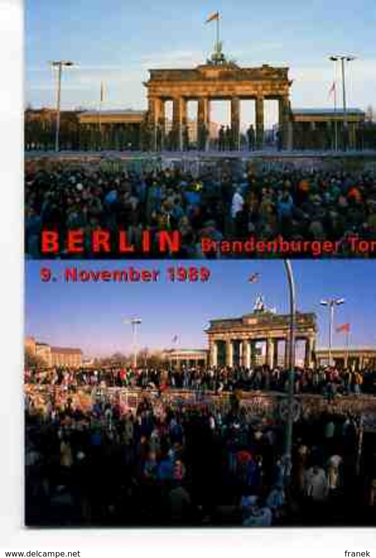 D652 - BERLIN - Brondenburger Tor (Porte De Brandebourg) 9 Novembre 1989 - Brandenburger Tor