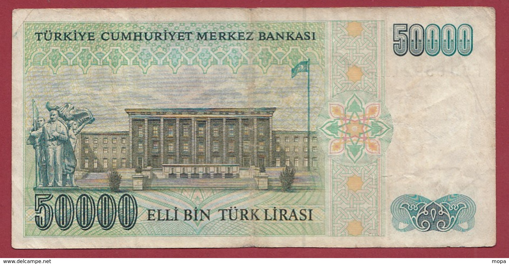 Turquie 50000 Lira 1989 Dans L 'état - Turquia