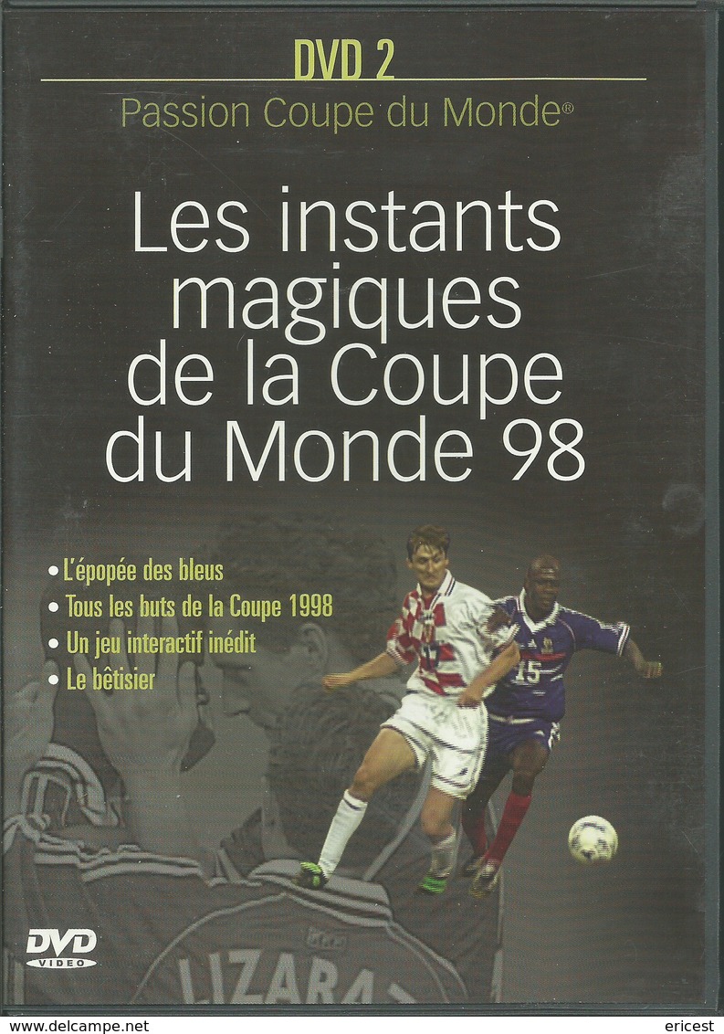 - DVD LES INSTANTS MAGIQUES DE LA COUPE DU MONDE 98 DVD 2 (D3) - Deporte