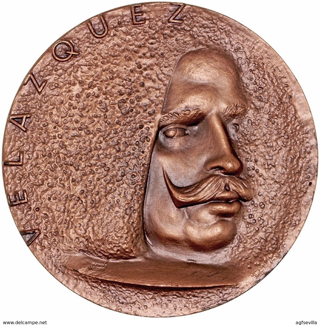 ESPAÑA. MEDALLA F.N.M.T. PINTOR DIEGO VELÁZQUEZ. 1.960. BRONCE. SPAIN MEDAL - Profesionales/De Sociedad