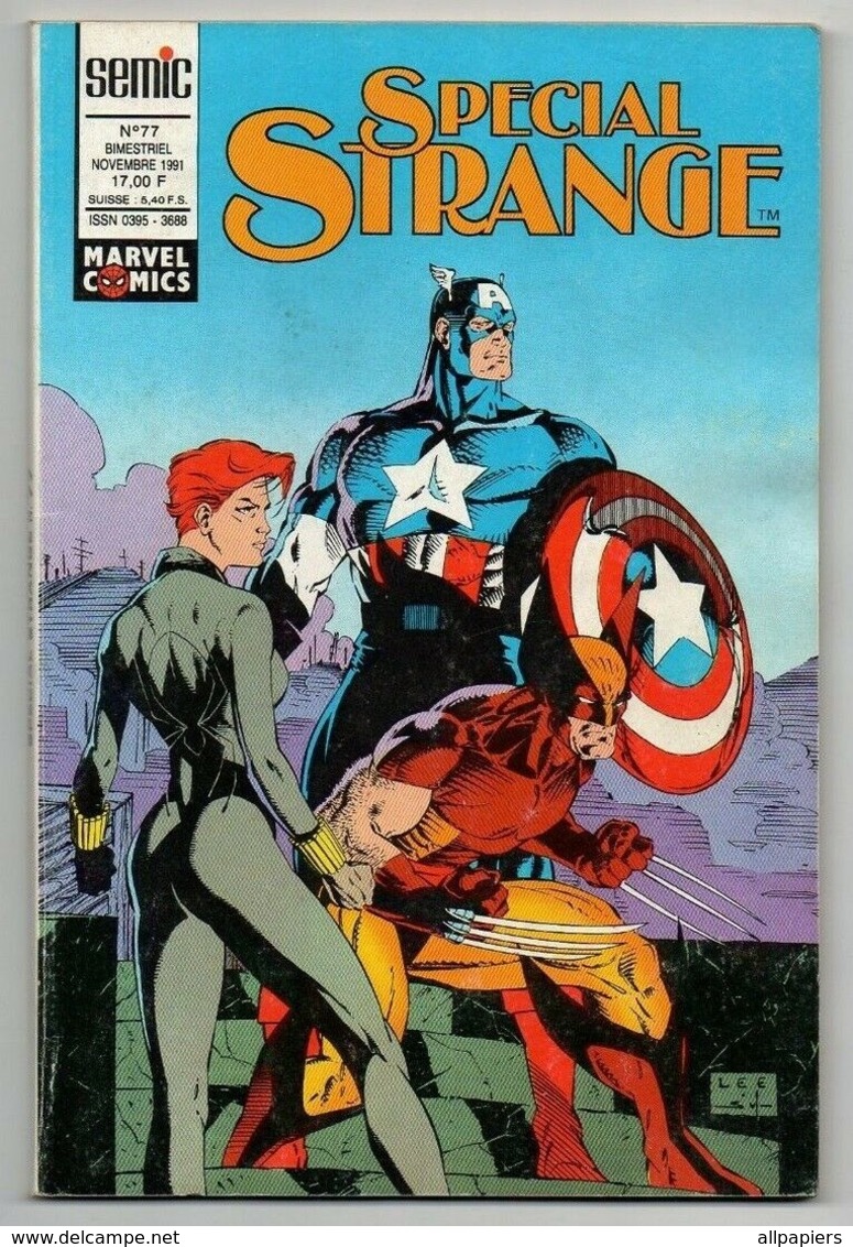 Spécial Strange N°77 Les étranges X-MEN - Liste Des Mutants De 1991 - Special Strange