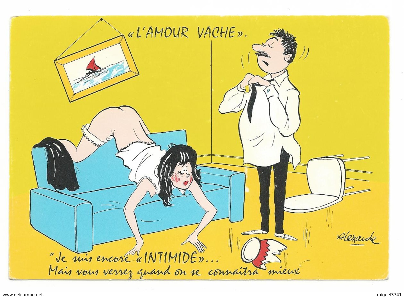 HUMOUR - SIGNEE ALEXANDRE CARTE ECRITE -voir Detail Annonce - Humor