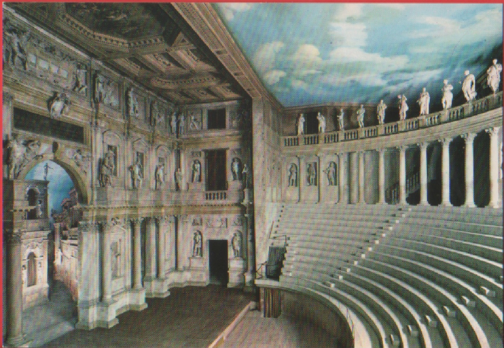Vicenza. Interno Olipionico. Palladio 1580 - Vicenza