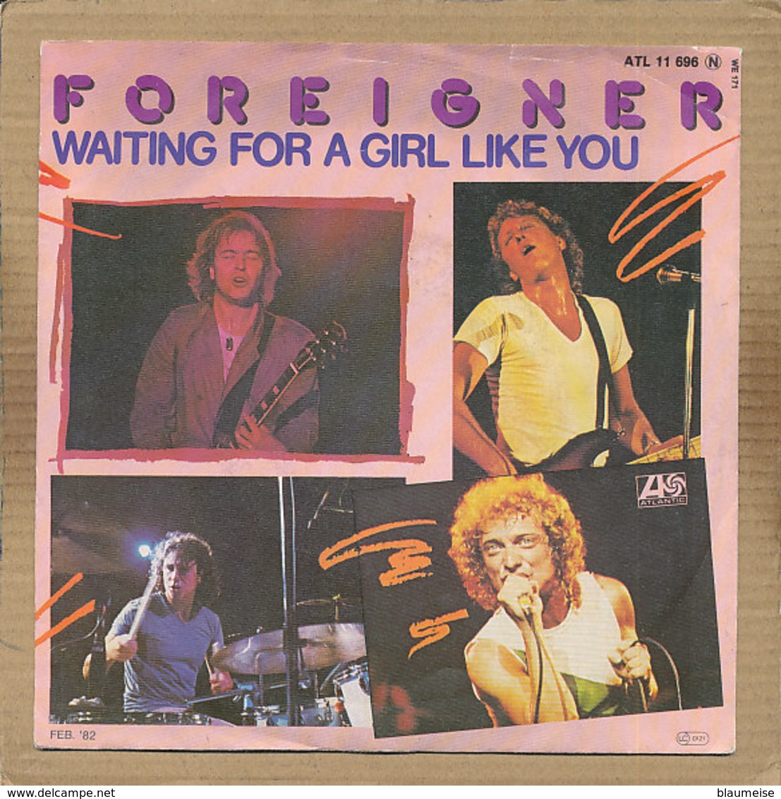 7" Single, Foreigner - Waiting For A Girl Like You - Disco, Pop