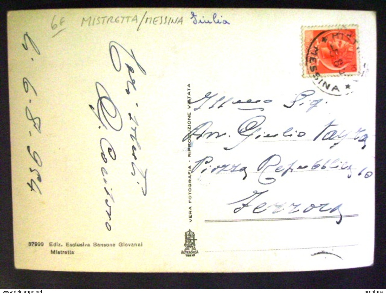 SICILIA -MESSINA -MISTRETTA -F.G. LOTTO N°204 - Messina