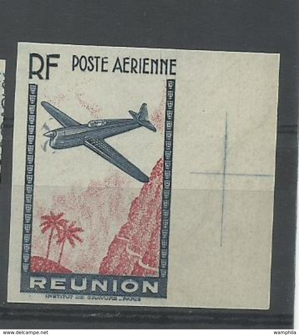 Réunion Variété PA 2 ** Non Dentélé Sans La Valeur, Cote YT 195€ - Luchtpost