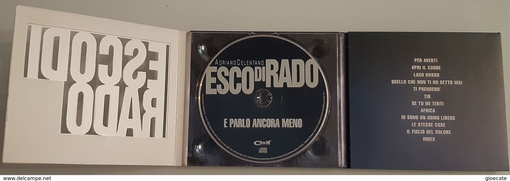 ADRIANO CELENTANO - ESCO DI RADO E PARLO ANCORA MENO - CD - Ottime Condizioni - Altri - Musica Italiana