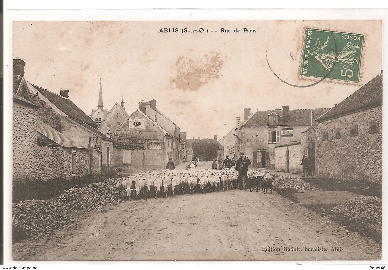 78 - ALBIS - Rue De Paris. - Ablis