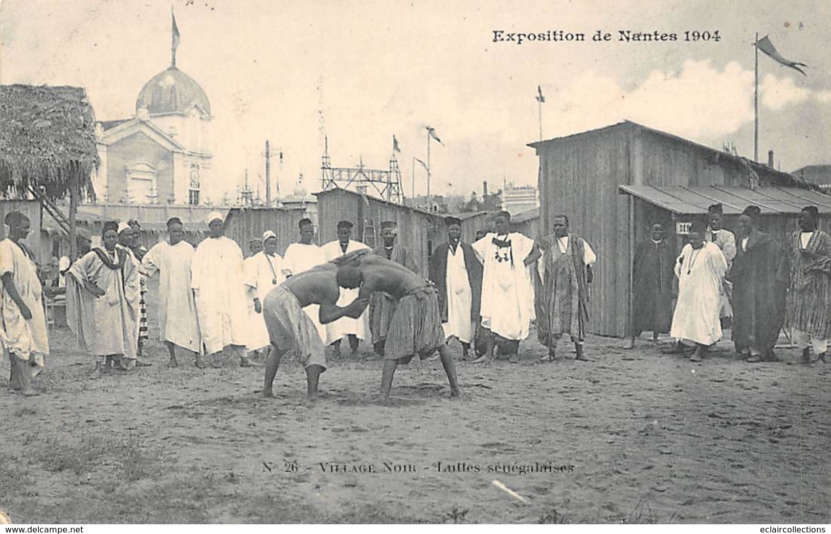 Thème: Sport   Lutte      Exposition De Nantes La Lutte Sénégalaise  (voir Scan) - Lutte