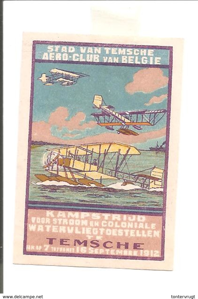 Tamise-Temsche-Temse.Aero-Club Meeting 1912. Aviation-avion-vliegtuig-watervliegtuig - Autres & Non Classés