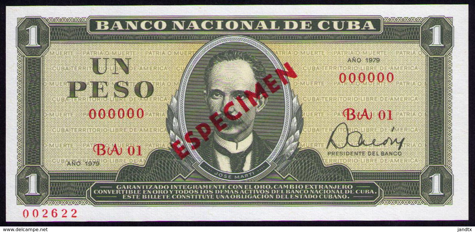 CUBA 1 PESO TODOS LOS TIPOS DE SPECIMEN