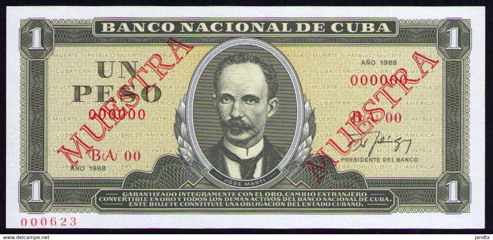 CUBA 1 PESO TODOS LOS TIPOS DE SPECIMEN