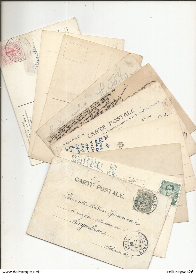 CPA ,Thème Fête , Joyeuses Pâque  Lot De 10 Cartes Anciennes - Pâques