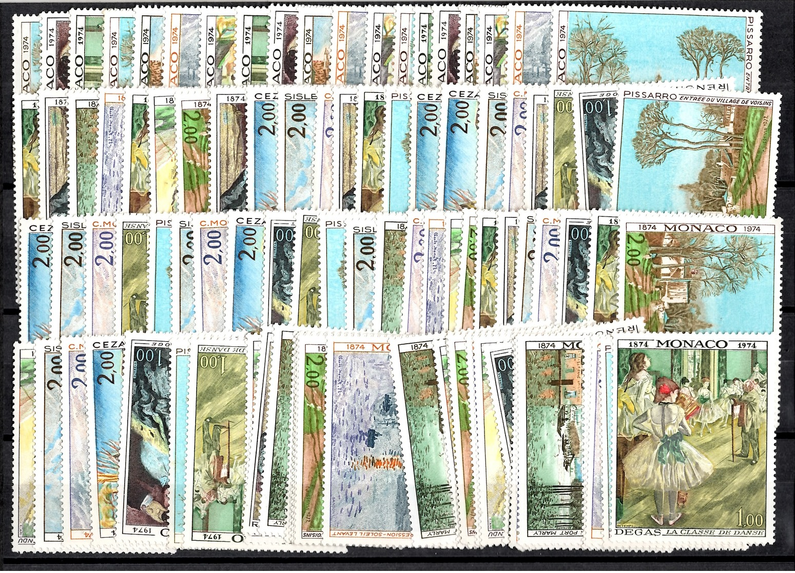 Monaco YT N° 967/972 X 16 Séries Neufs ** MNH. TB. A Saisir! - Ungebraucht