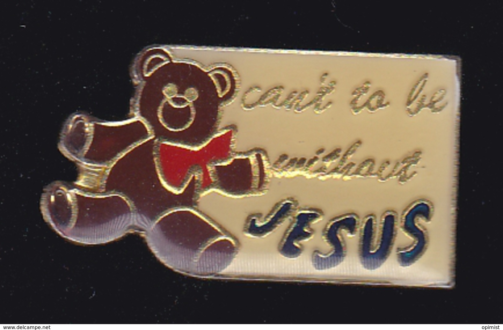 60575-Pin's.nounours.ours.Jesus.religion.catholique. - Personnes Célèbres