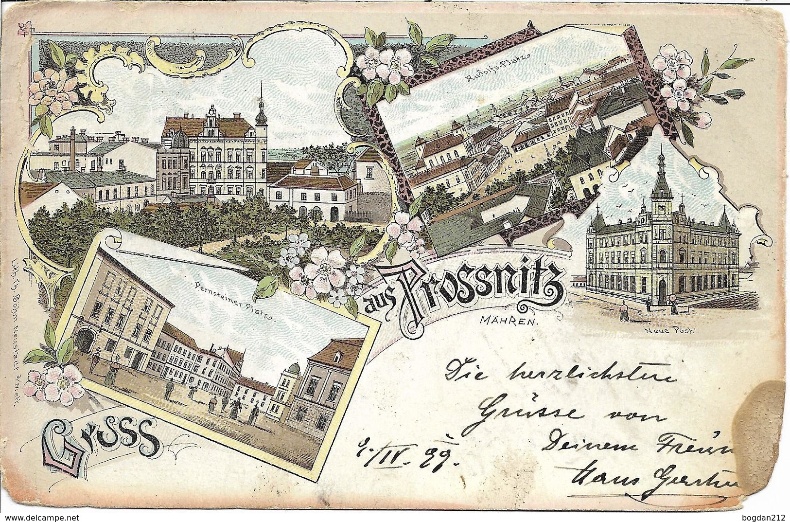 1899 - PROSTEJOV , Zustand Vie Auf Scan, 2 Scan - Tchéquie