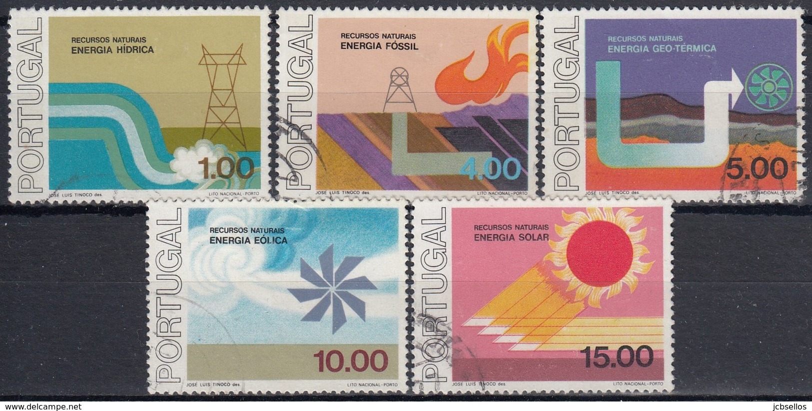 PORTUGAL 1977 Nº 1323/27 USADO - Used Stamps