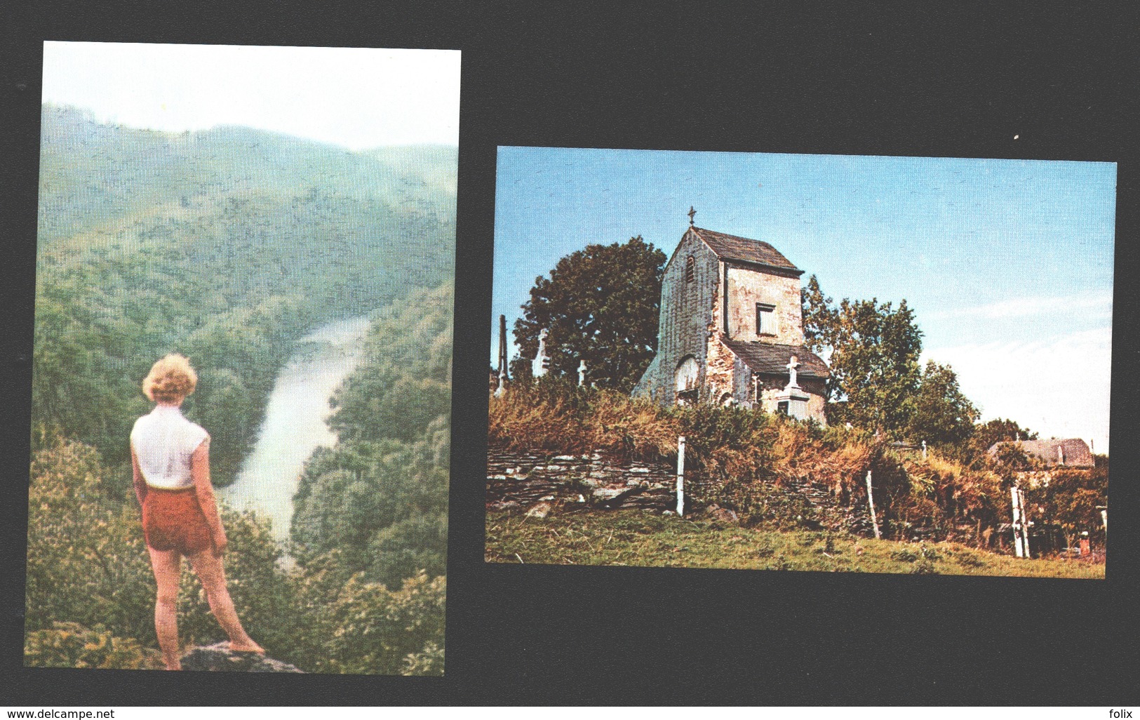 Nadrin - 2 X Chromo Végé - Ca 10 X 7 Cm / Pas De Cartes Postales - Houffalize