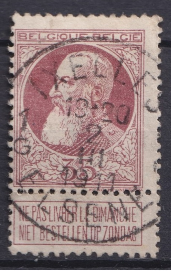 126-  COB/OBP 77 (o)    " Ixelles/Elsene 1" +2 - 1893-1900 Schmaler Bart