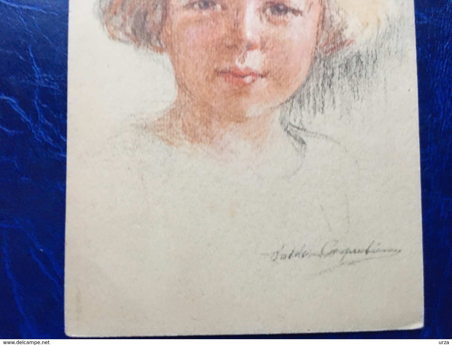 Cpa--"Portrait Crayonné Jeune Fille"--(my Ref 362) - Other & Unclassified