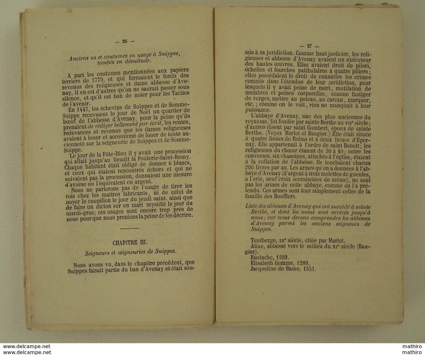 Annuaire administratif,statistique et historique de la Marne de 1873 et 1874  (voir les tables des matières )