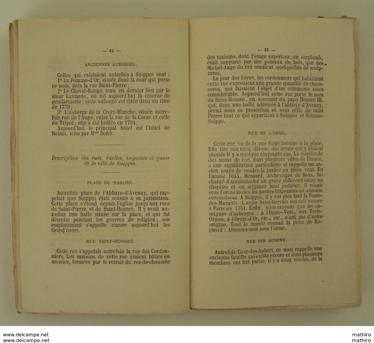 Annuaire administratif,statistique et historique de la Marne de 1873 et 1874  (voir les tables des matières )