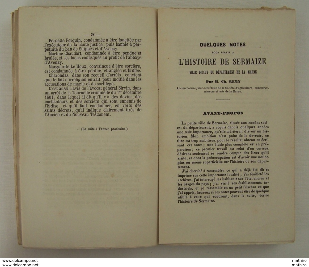 Annuaire administratif,statistique et historique de la Marne de 1873 et 1874  (voir les tables des matières )