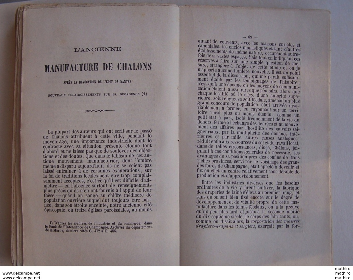 Annuaire administratif,statistique et historique de la Marne de 1873 et 1874  (voir les tables des matières )