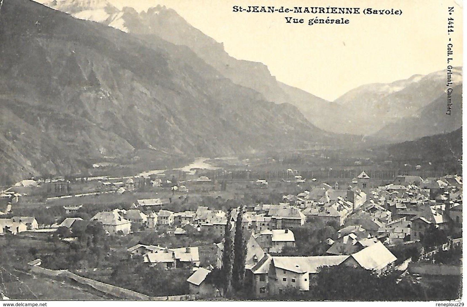 73-cachet Hôpital Comp. N°61 à St Jean De Maurienne Sur CP En 1918 - Guerre De 1914-18