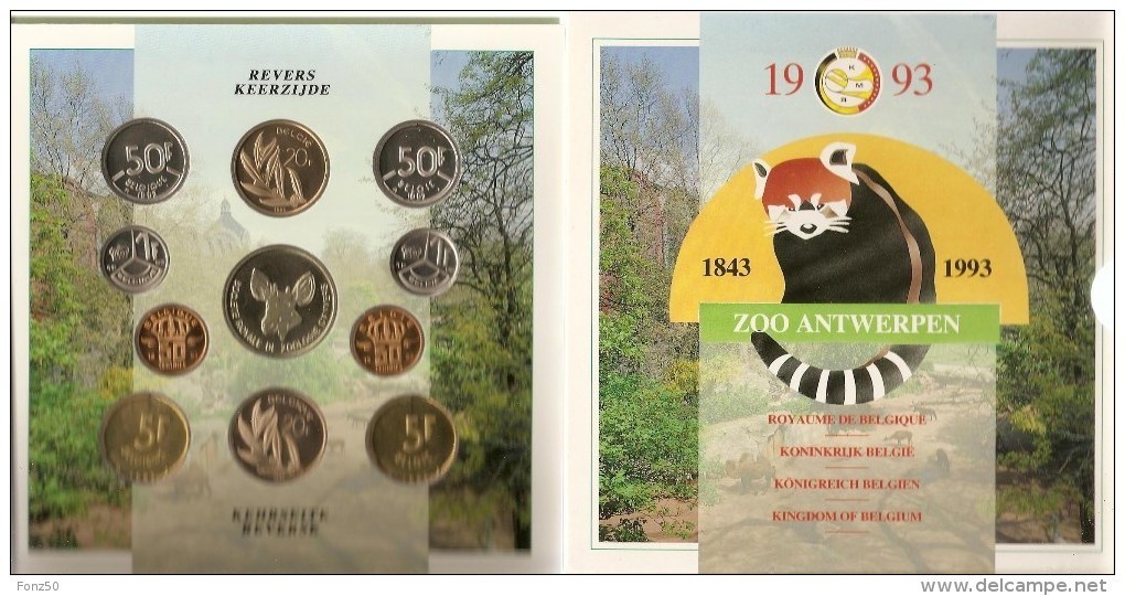 FDC Setje  1993  Frans + Vlaams - FDC, BU, Proofs & Presentation Cases