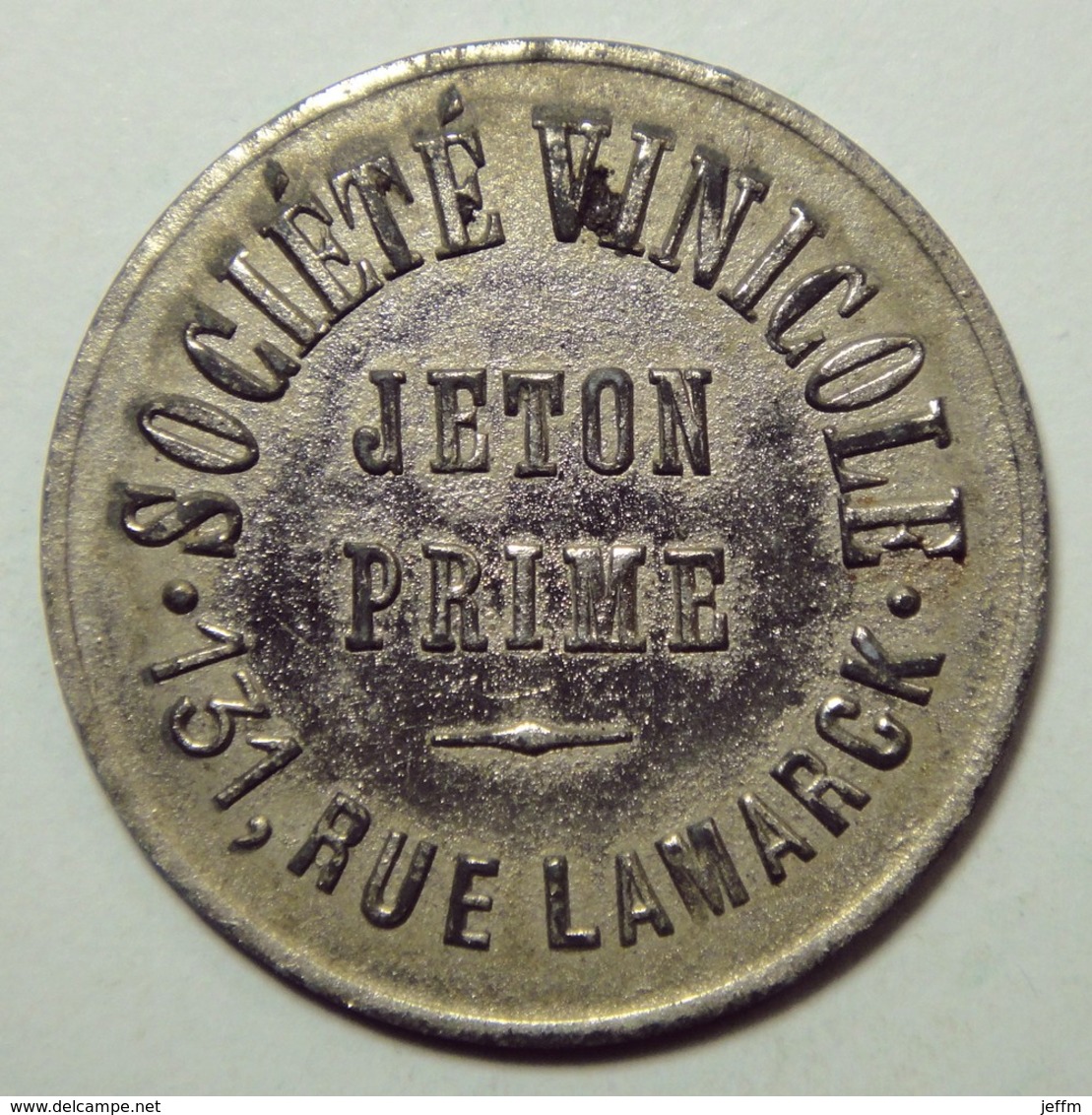 Société Vinicole - Jeton Prime - Monetari / Di Necessità