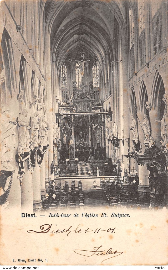 DIEST - Intérieur De L'église St. Sulpice - Diest