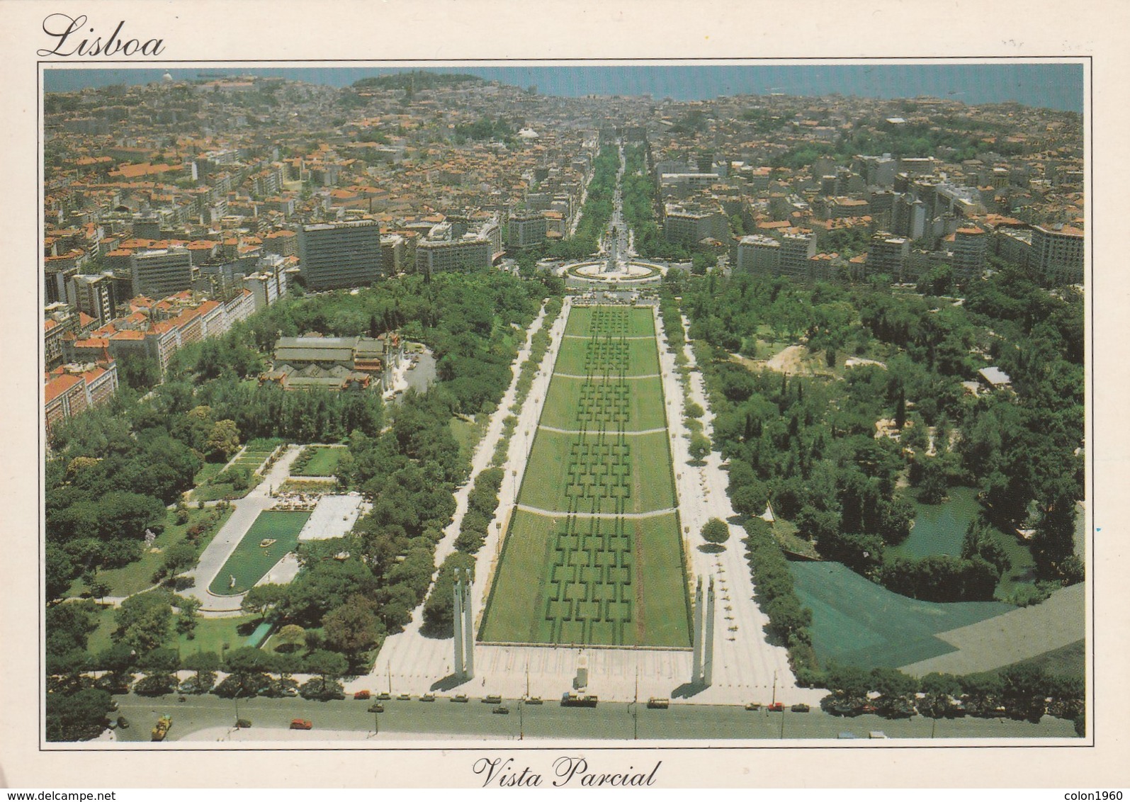 POSTAL DE PORTUGAL. LISBOA. AERIAL VIEW - VISTA AEREA. 2362. (716). - Lisboa