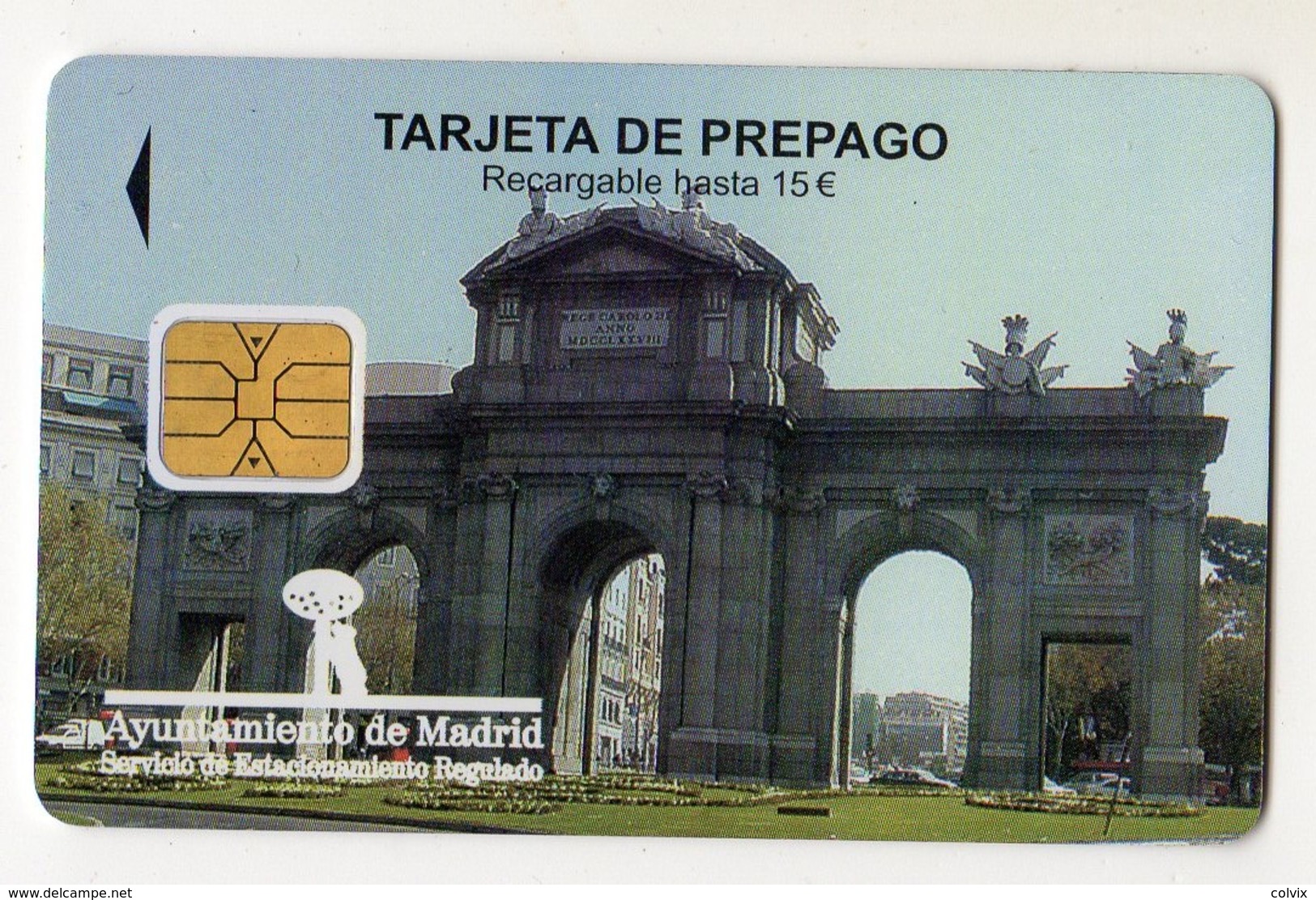 ESPAGNE MADRID CARTE PARKING - Autres & Non Classés