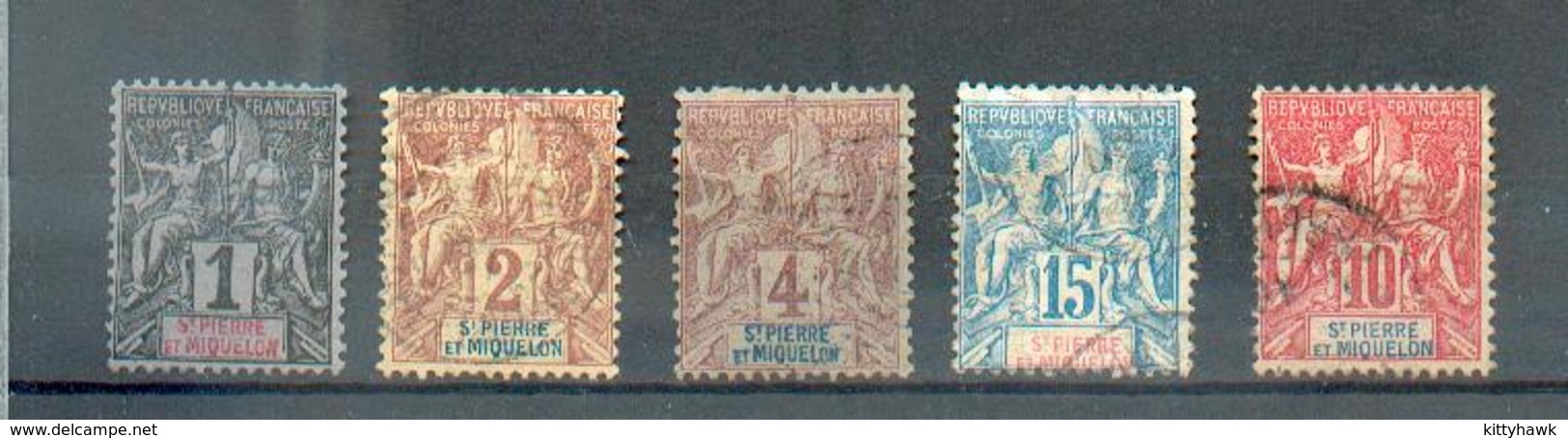 SPM 586 - YT 59-60-61-64-73 ° Obli - Used Stamps