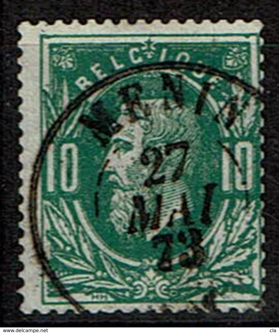 30  Obl  Dc Menin  + 4 - 1869-1883 Leopoldo II