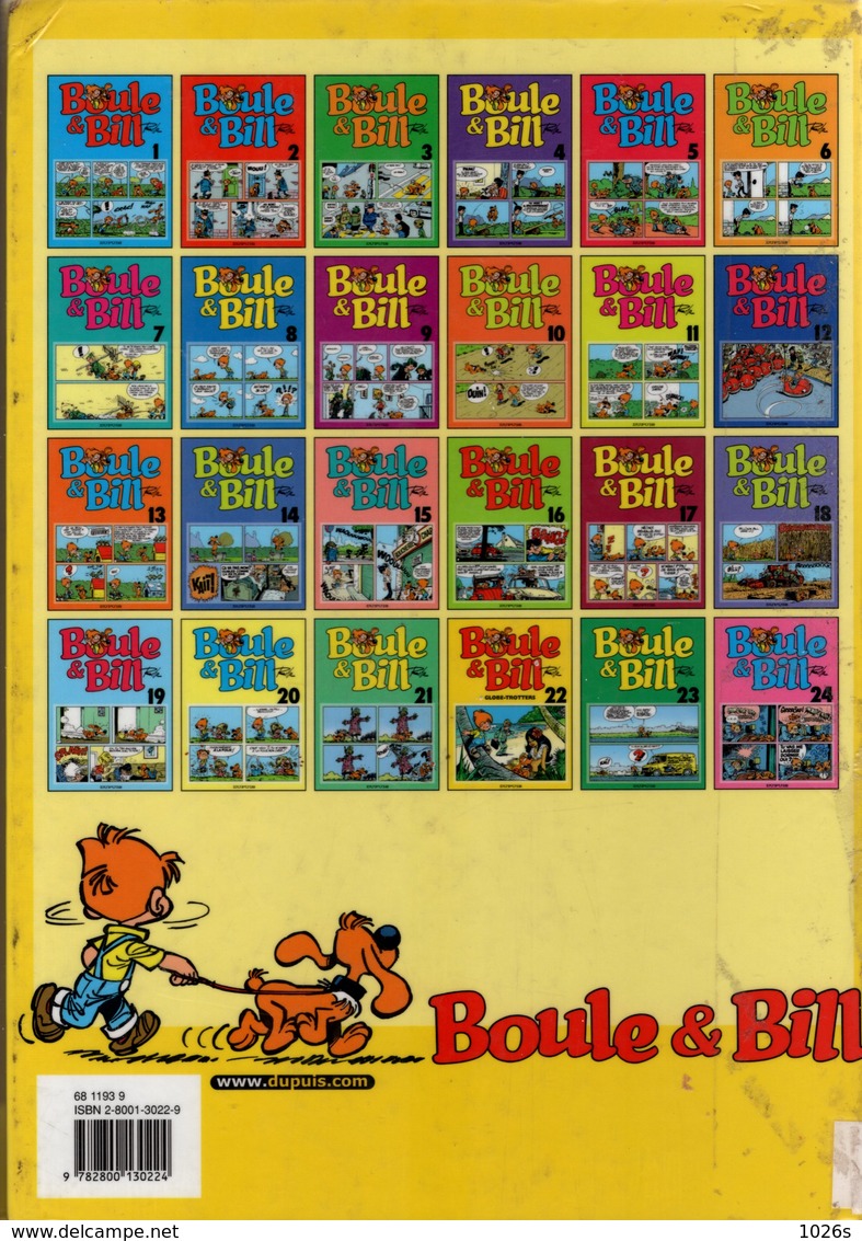 B.D.BOULE ET BILL - DES GAGS DE B & B - N° 22 - E.O.1982 - Boule Et Bill