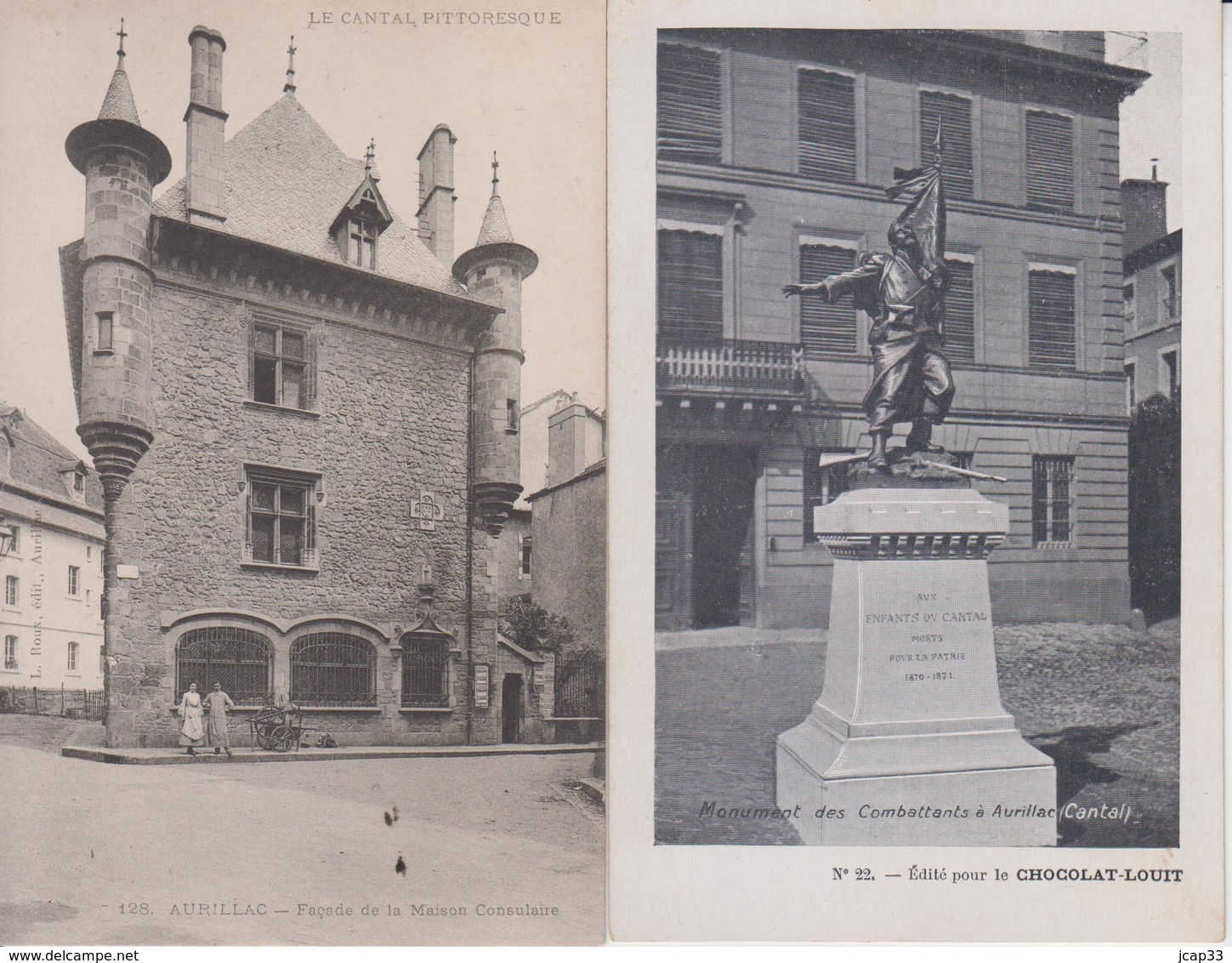 15 AURILLAC  -  LOT DE 15 CARTES  -