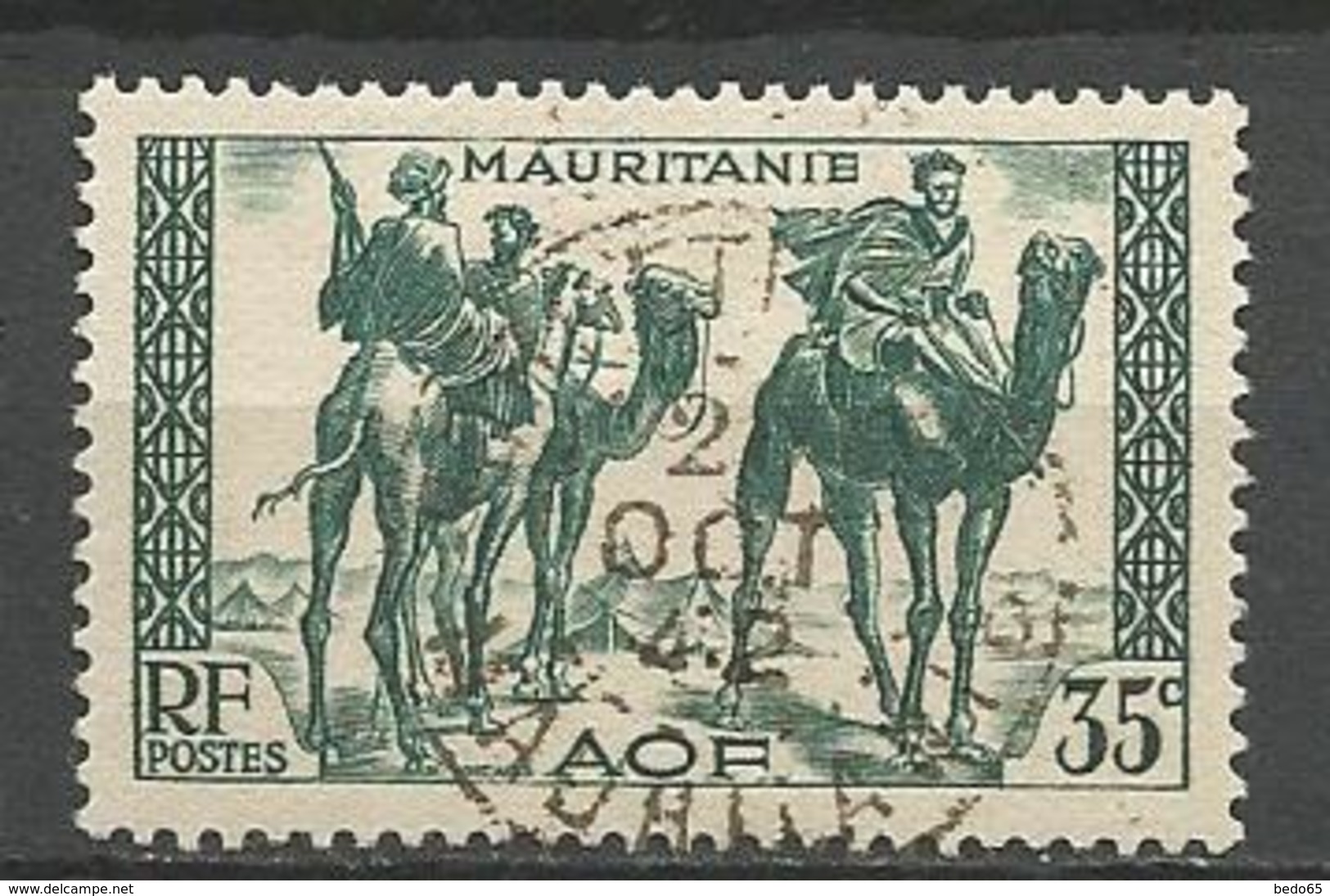 MAURITANIE N° 82 CACHET PORT-ETIENNE - Used Stamps