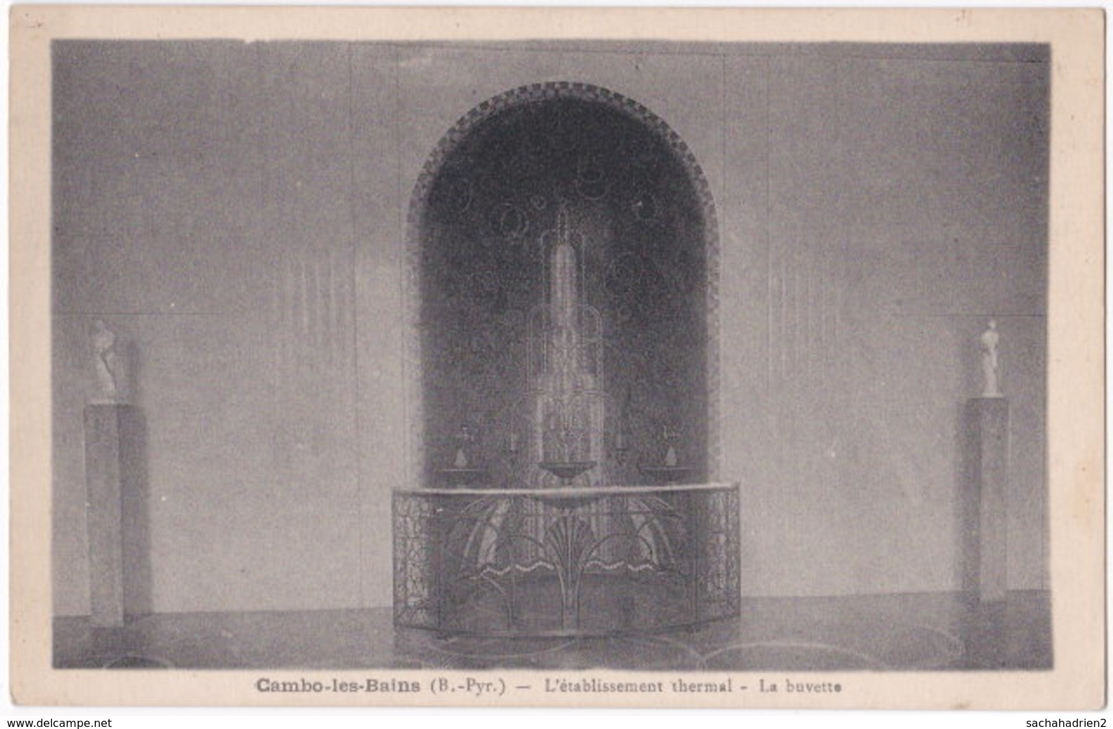 64. CAMBO-LES-BAINS. L'établissement Thermal. La Buvette - Cambo-les-Bains