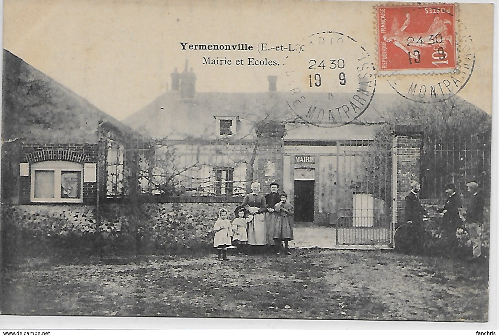 Yermenonville- Mairie Et Ecoles - Autres & Non Classés