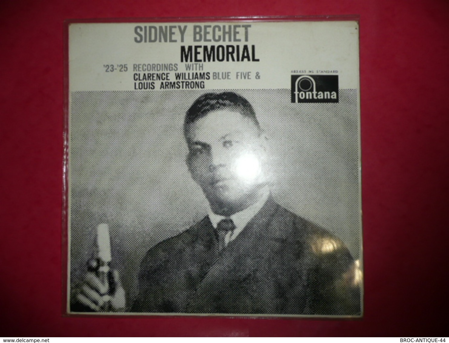 LP33 N°651 - SIDNEY BECHET MEMORIAL & C. WILLIAMS BLUE FIVE & L. ARMSTRONG - COMPILATION 2 TITRES - Jazz