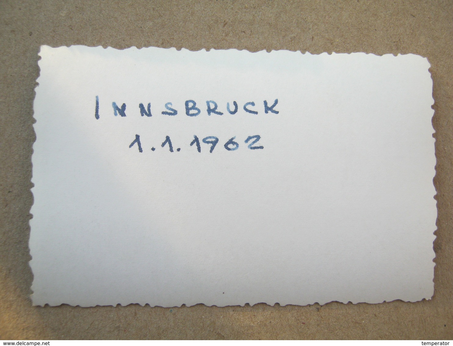 Austria / Innsbruck - Peugeot Store, 1. 1. 1962. ( ~ 9 X 6 Cm ) - Places