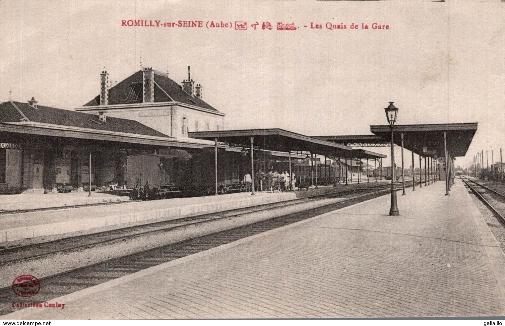 ROMILLY SUR SEINE LES QUAIS DE LA GARE - Romilly-sur-Seine