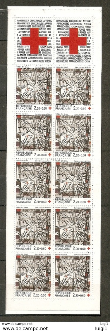 Carnet Croix Rouge 1986. Y&T N° 2035** Neuf. 10TP N° 2449a. TB - Croix Rouge