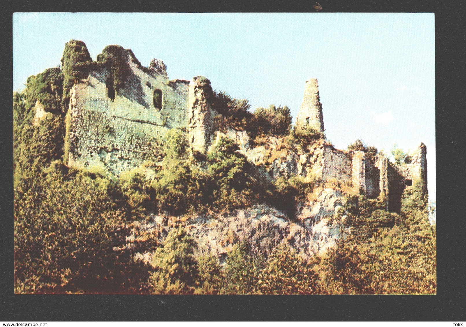 Falaën - Les Ruines De Montaigle - Chromo Végé - Ca 10 X 7 Cm / Pas De Carte Postale - Onhaye